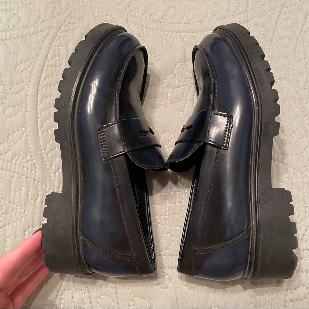 Steve Madden Leland chunky loafers women’s size 7